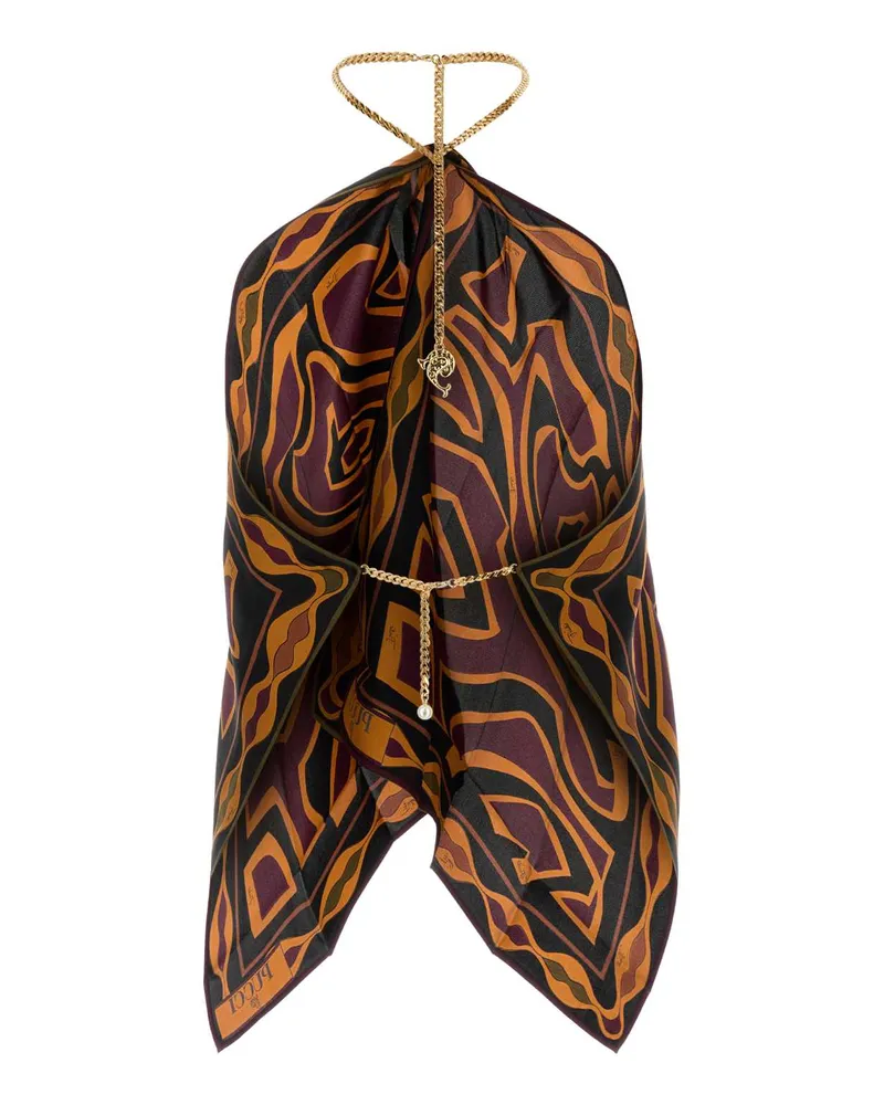 Emilio Pucci Silk Sweater — Multicolor Multicolor