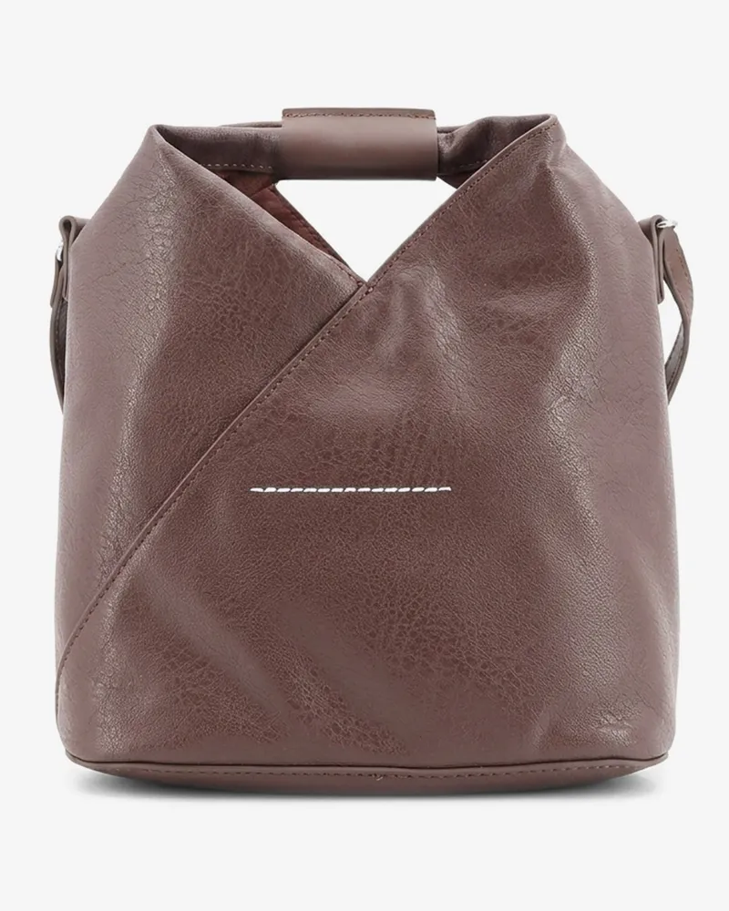 Maison Margiela Women's Crossbody Bag Purple Leather Shoulder Purple