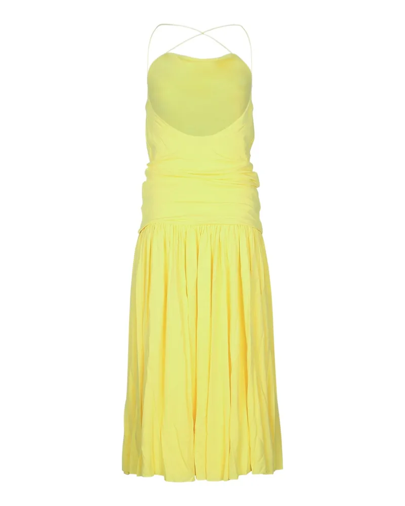 Jacquemus Women's La Robe Abiha Yellow Principal:viscose Polyamide Abiti Dress Yellow