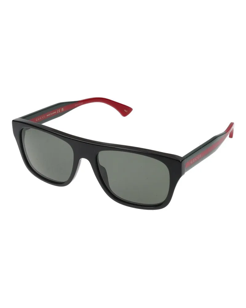 Gucci Men's Sunglasses  Gg2119s 001 Black Green Grey 17-145 Black