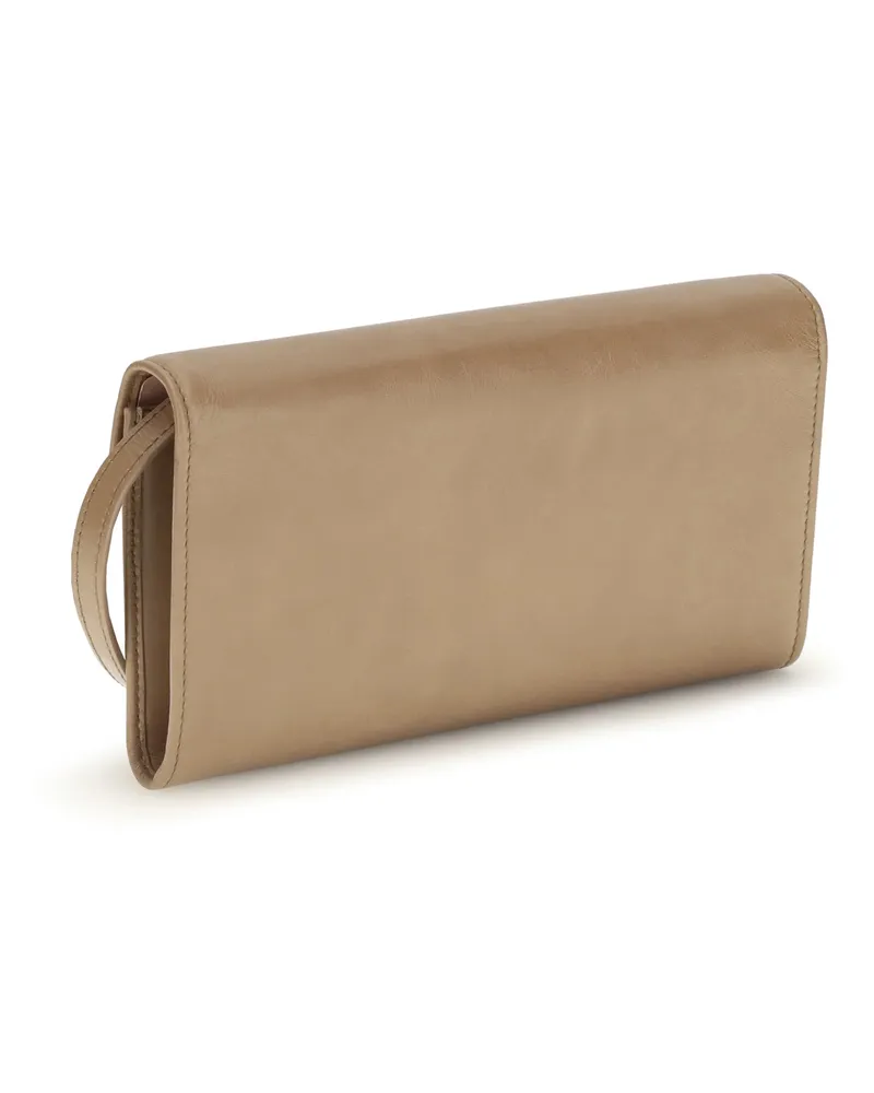Miu Miu Women's Leather Pouch Cameo Calf Wallets & Purses Beige