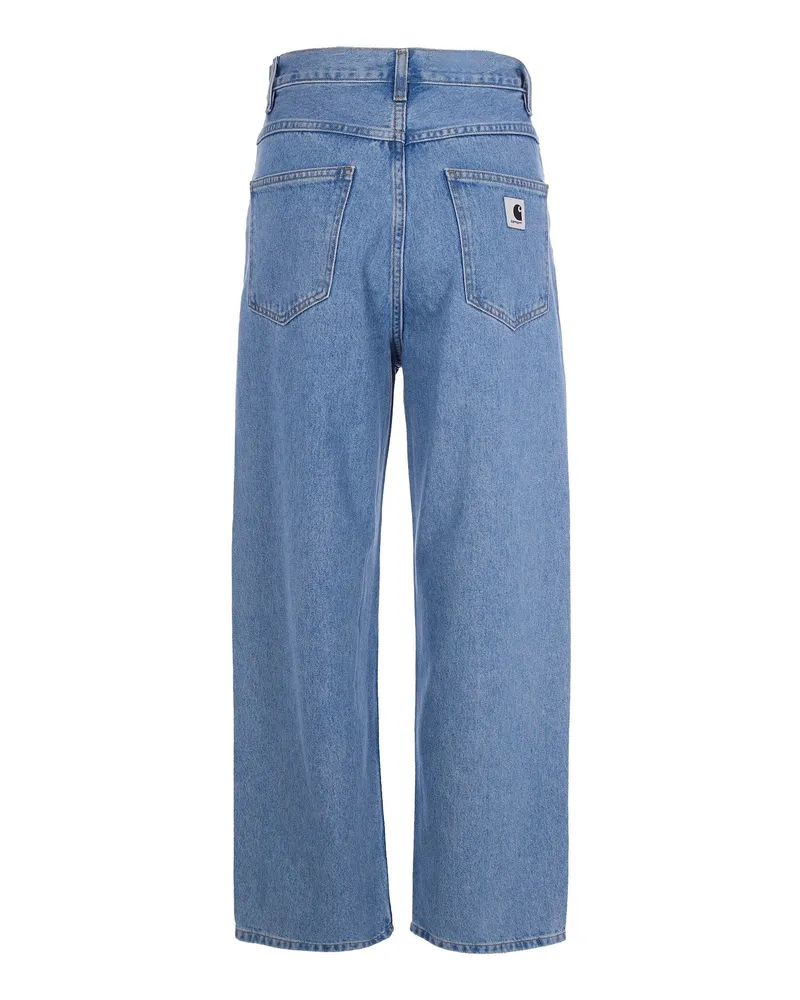 Carhartt WIP Women's Jeans Brandon Blue Cotton Smith Denim 'smith Blue