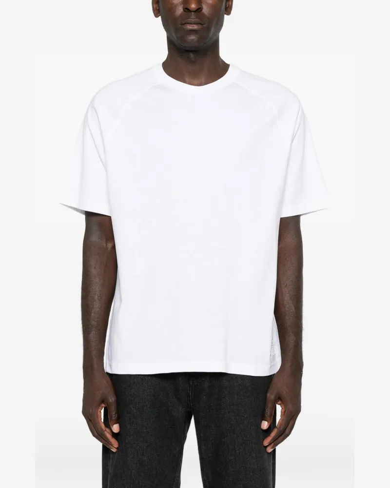 New Balance Logo-Print T-Shirt — White White