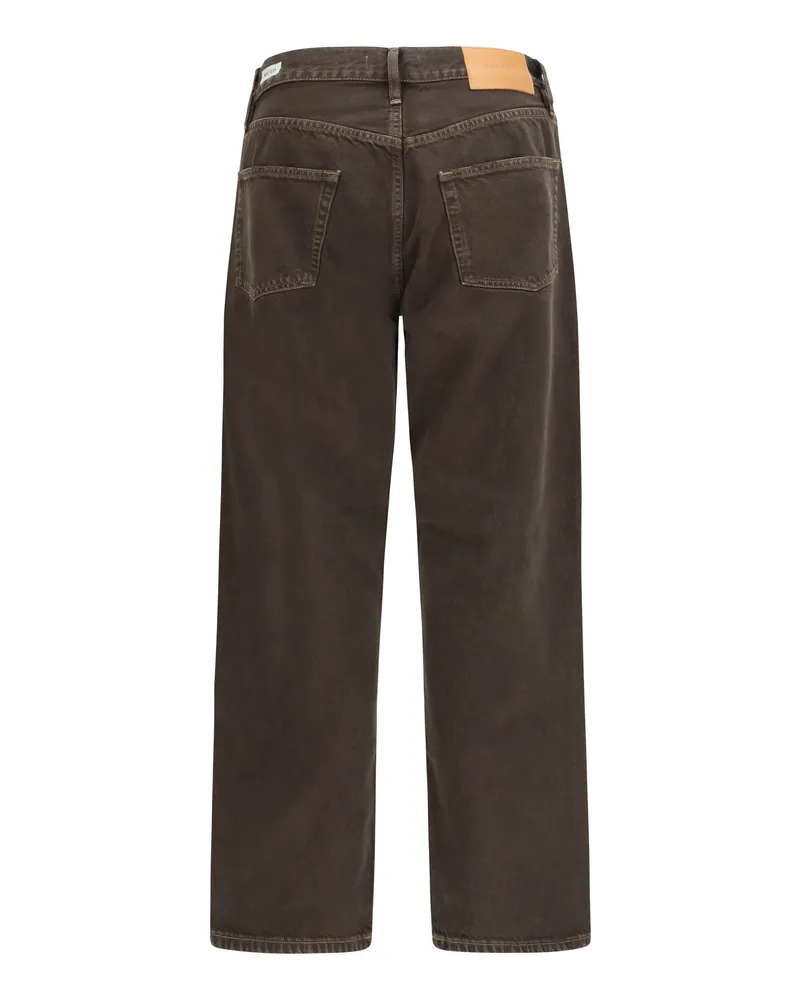 Sunflower Men's Baggy Jeans Vintage Brown Cotton Brown