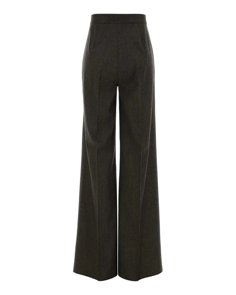 Max Mara Virgin Wool Trousers — Gray Gray