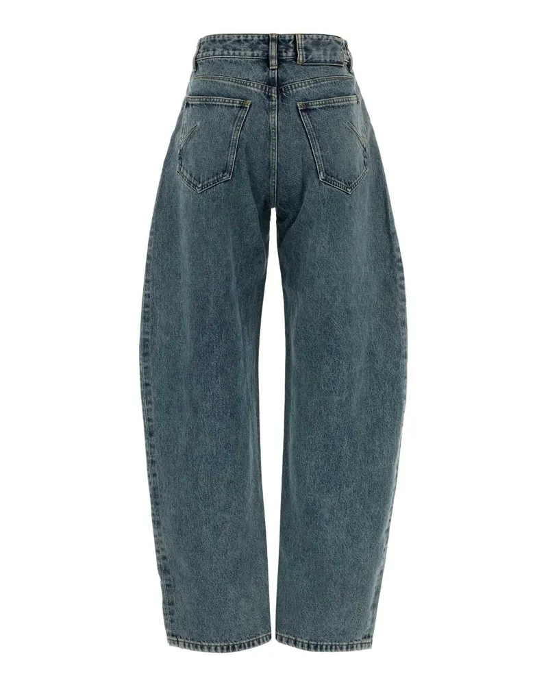 Alaïa Women's Denim Jeans Handsandwash Exterior: Cotton Blue