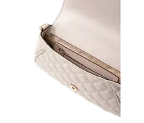 Women's Top Handle Bag Bone Polyurethane - Top-Handle-Bags