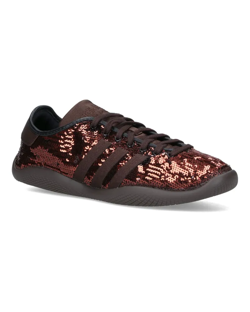 adidas Unisex Adidas X Wales Bonner Sneakers Brown Fabric Brown