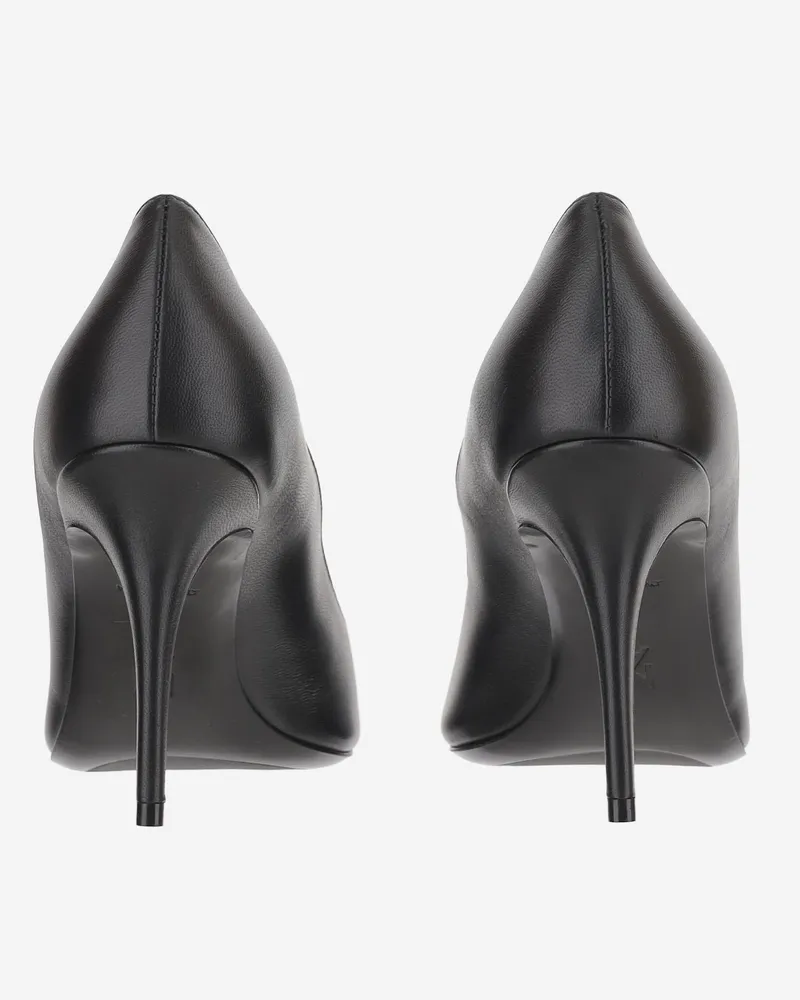 Amina Muaddi Barbara Pump — Black Black