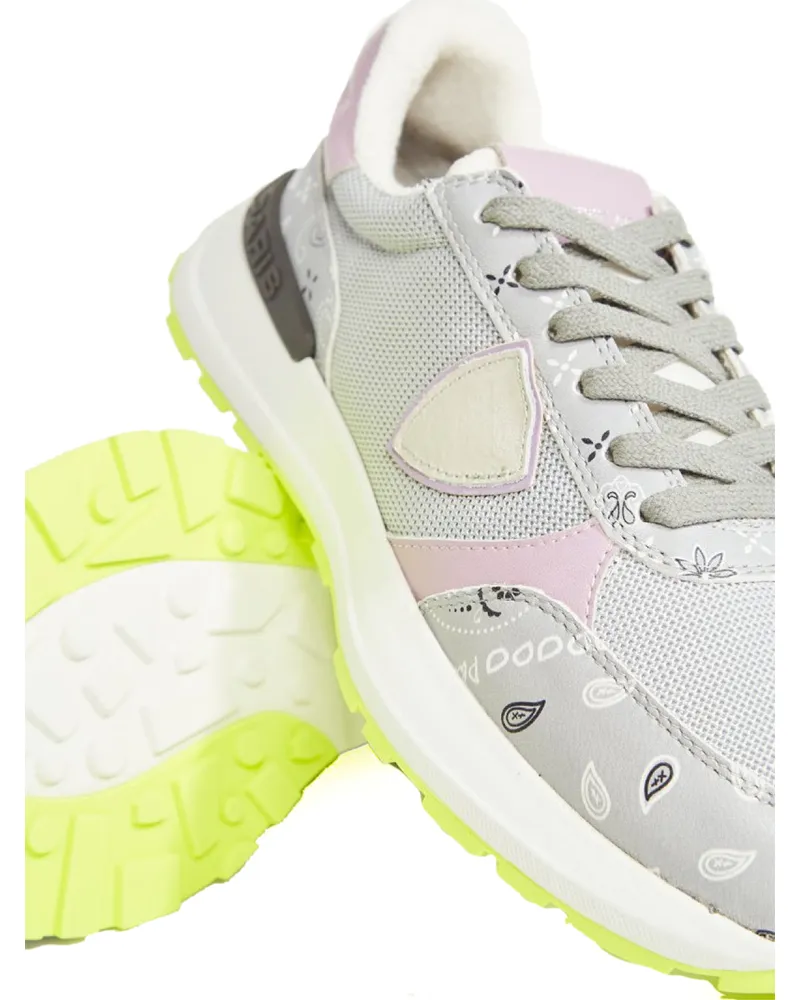 Philippe Model Women's Antibes Low Paisley Sneakers Multiple Colors Shoes Multicolor
