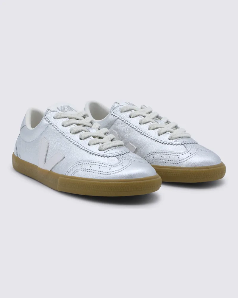 VEJA Women's Sneakers Silver_white_natural _cover Tex-Le - Sole El Tex/le White