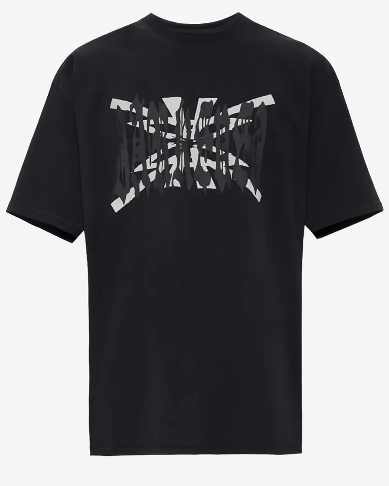 44 LABEL GROUP Men Hard Music Cotton T-Shirt Black T-Shirts And Polos Black