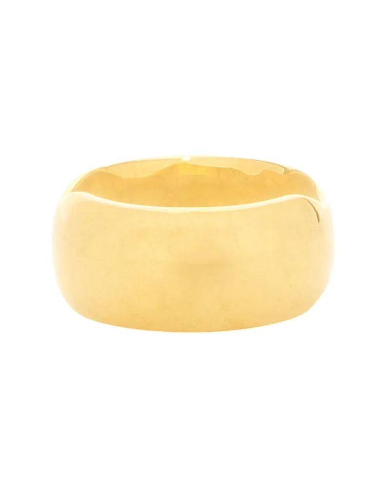 Balenciaga Maxi Band Ring — Gold Gold