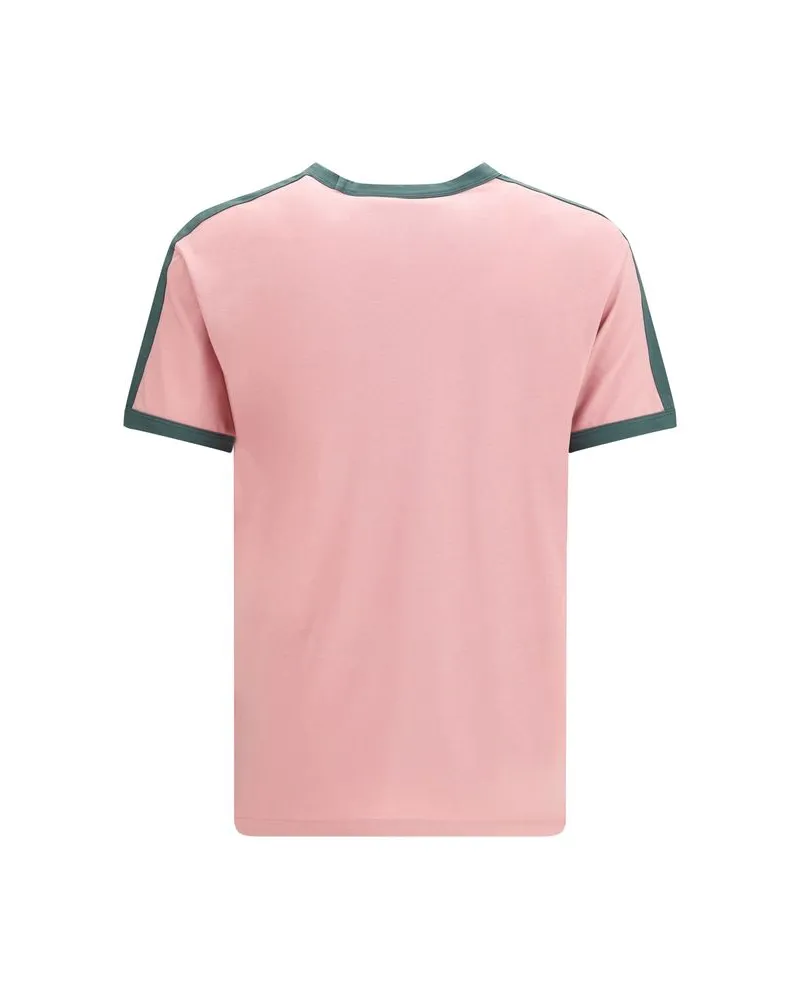 Valentino Garavani Logo-Embroidered Cotton T-Shirt — Pink 