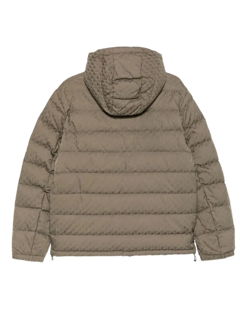 Emporio Armani Quilted Down Down Jacket — Grey Grey