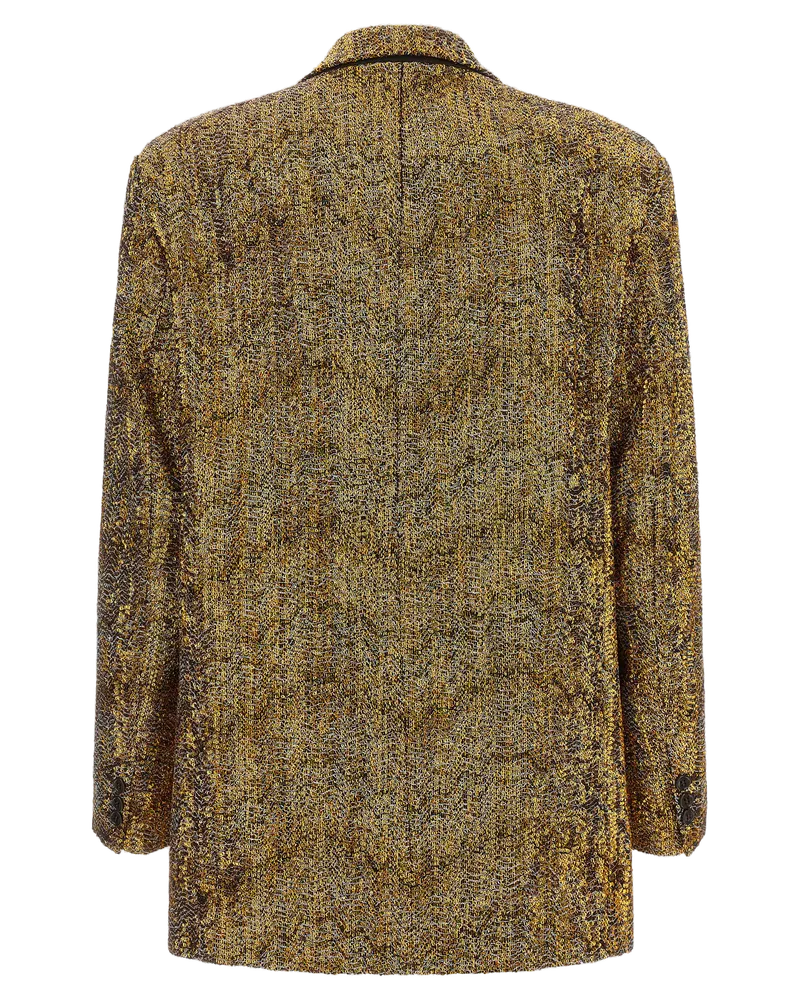 Missoni Sequin-Embellished Blazer — Gold Gold