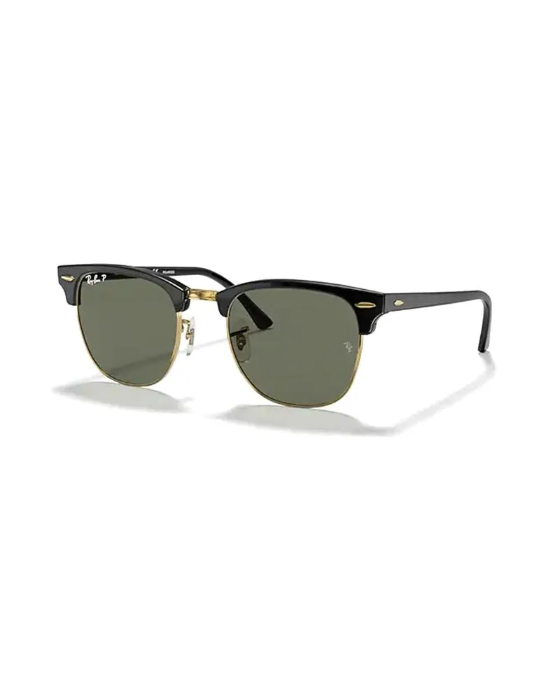Ray Ban Unisex Sunglasses Black-Gold Acetate Eyewear - Black/gold Black