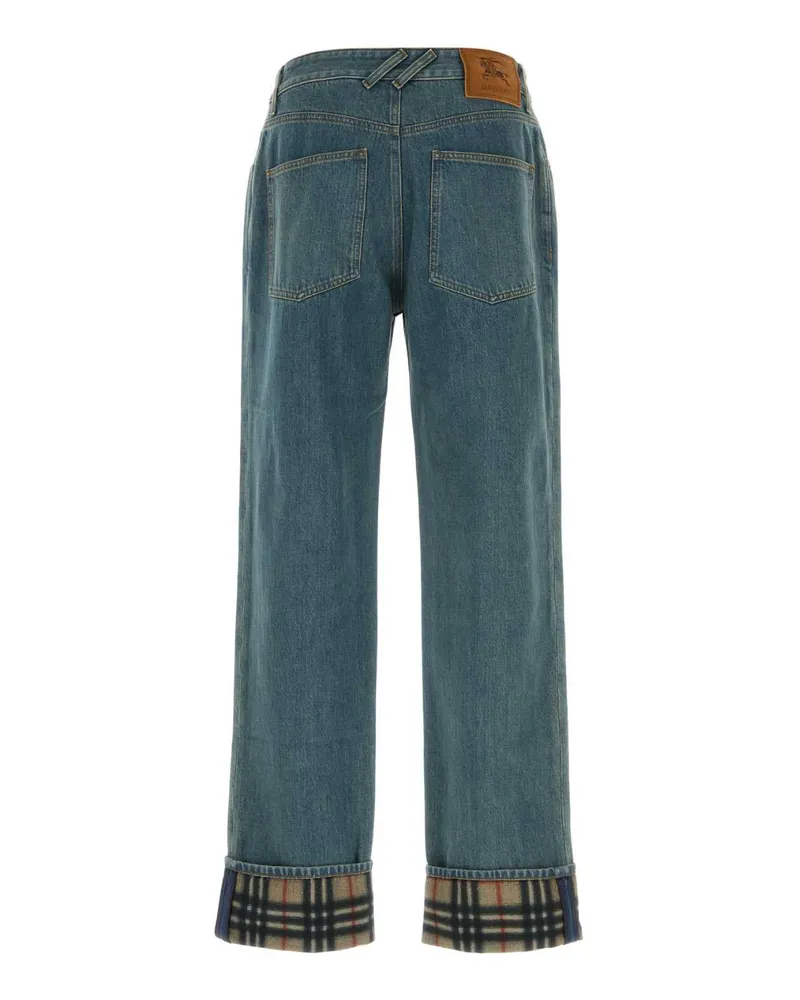 Burberry Men's Denim Jeans Midblue Exterior: Cotton Blue