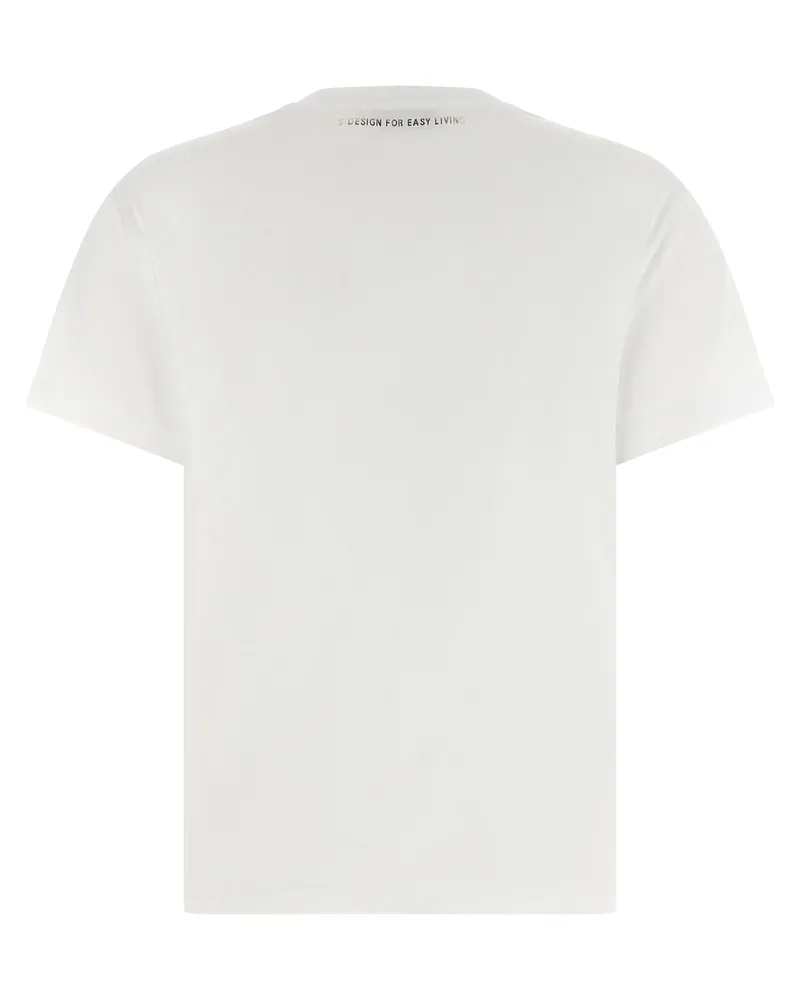 Max Mara Women's Gold Cotton T-Shirt White