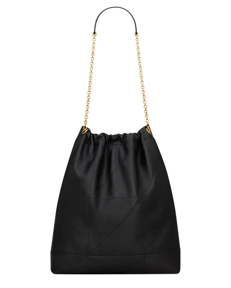 Saint Laurent Pochon Jamie Shoulder Bag — Black Black