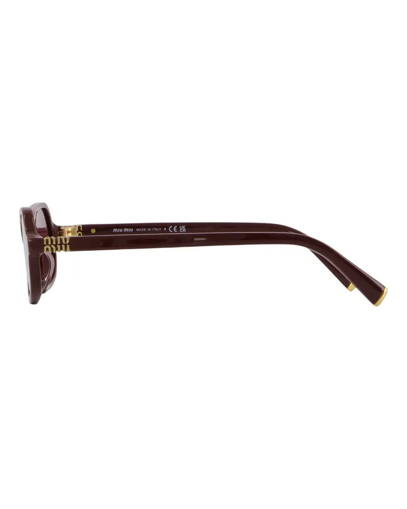 Miu Miu Unisex 0mu B10su Sunglasses - Miu Acetate Bordeaux Burgundy Accessories Burgundy