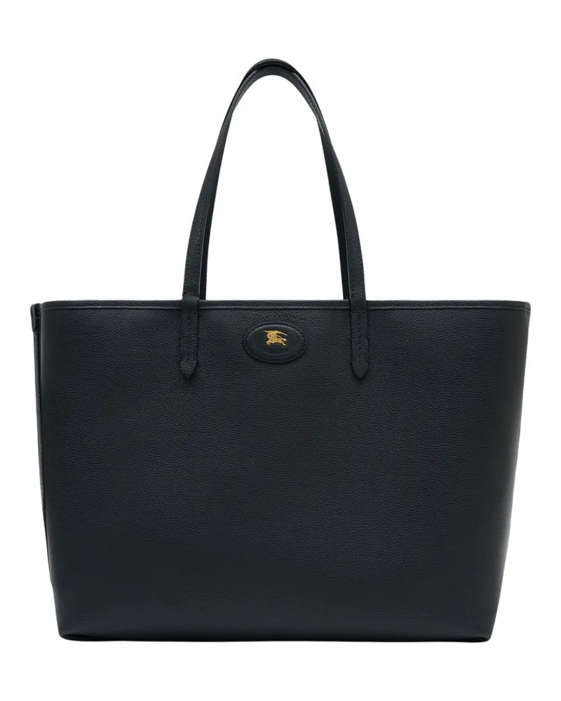 Burberry Women's Ll Medium Reversible Shopper Bag -  Leather Black Calfskin Totes-Shopping-Bags Black