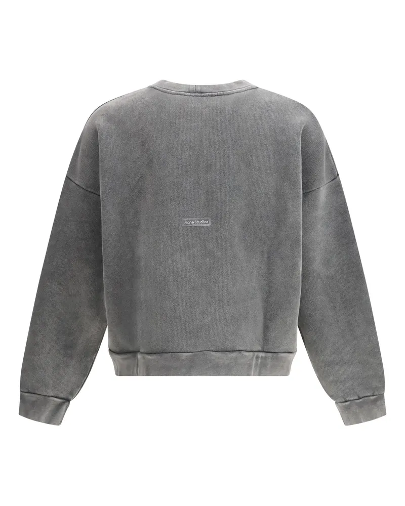 Acne Studios Logo Patch Sweatshirt — Gray Gray