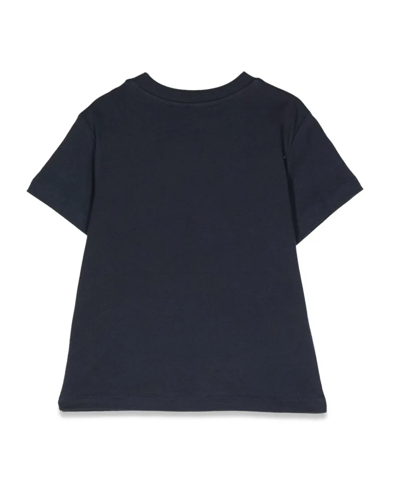 Fay Cotton T-Shirt — Blue Blue