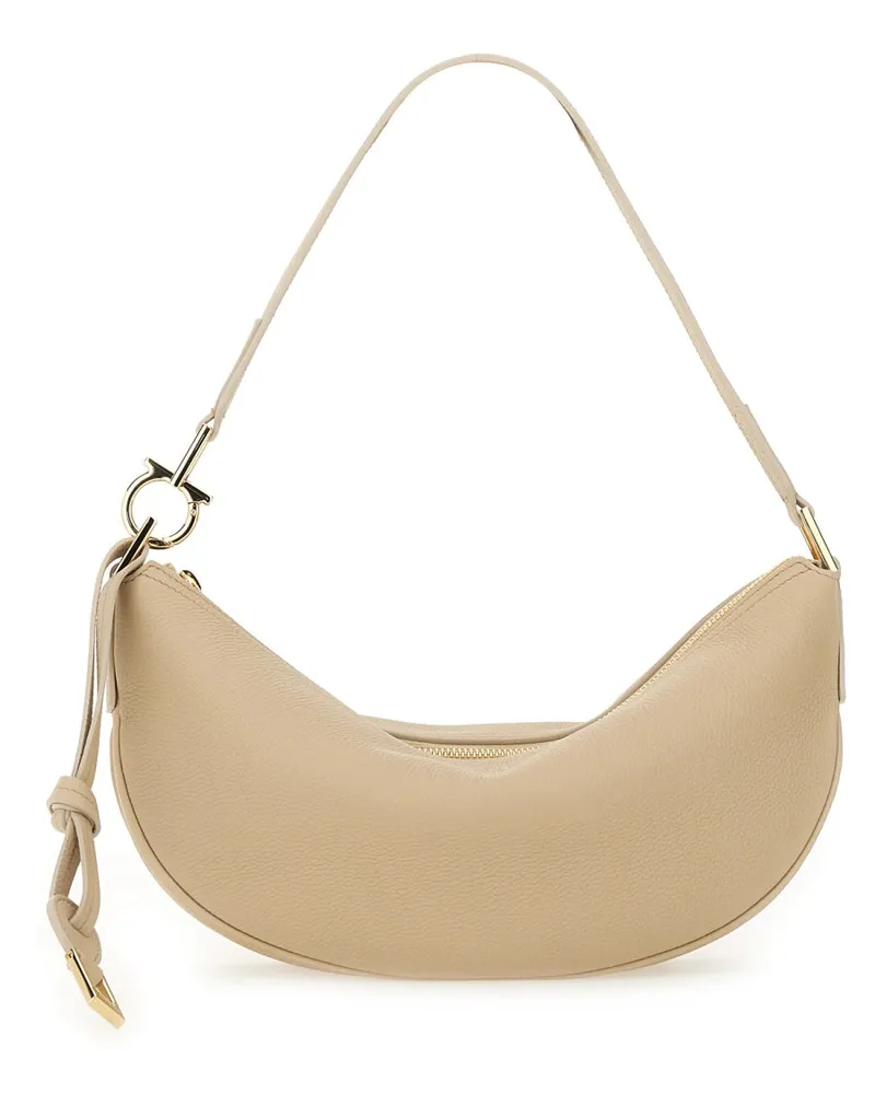 Ferragamo Shoulder Bag — Beige Beige