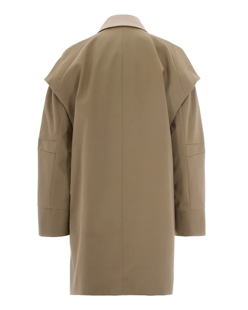 Patrizia Pepe Women's Parka Cotton Sand Beige Trench & Raincoats Beige
