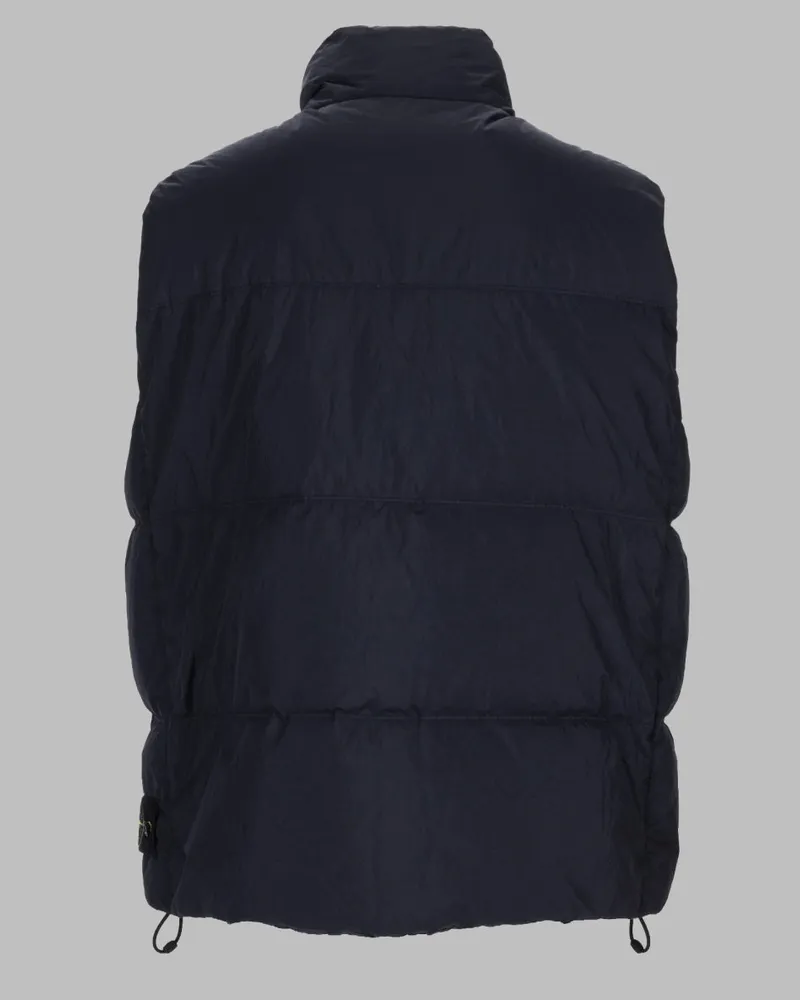 Stone Island Down-Padded Polyamide Gilet — Blue 