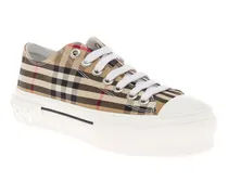 Vintage Check Canvas Sneaker — Beige