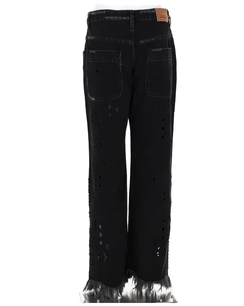 Isabel Marant Amia Trousers — Black Black
