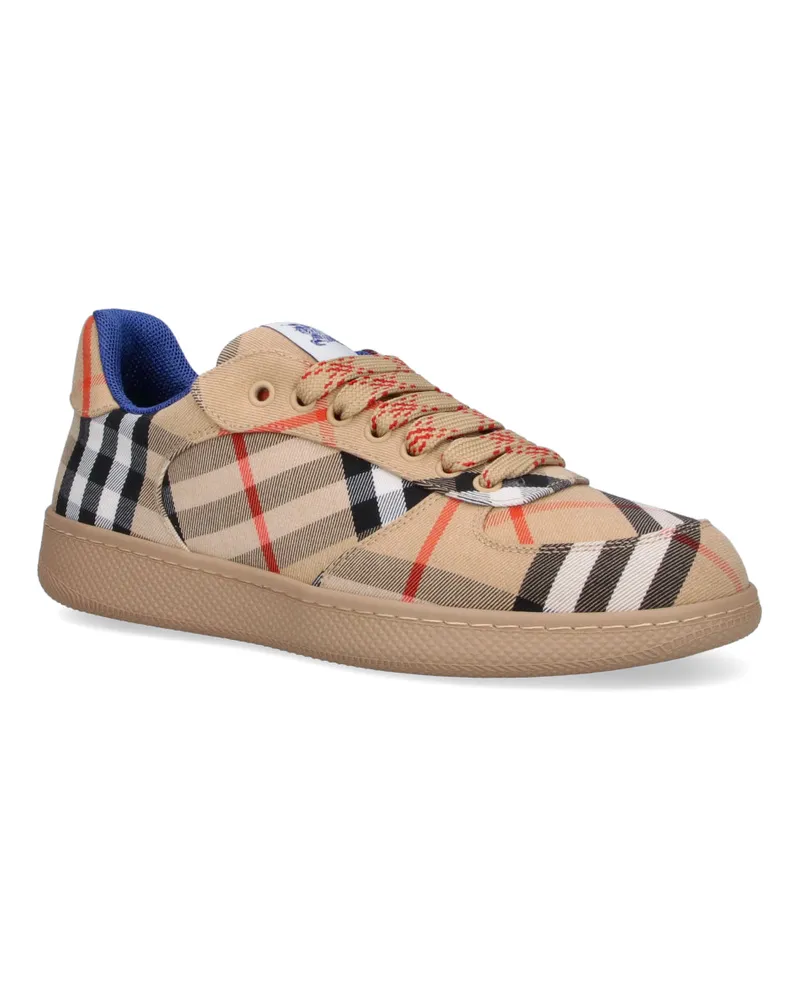 Burberry Men's Sneakers Beige Polyester Beige