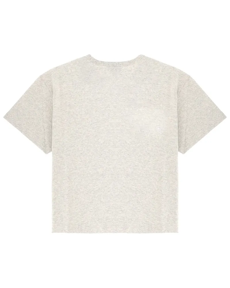 A.P.C. Logo-Embroidered T-Shirt — Gray Gray