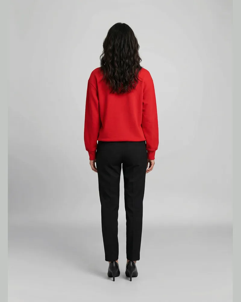 Dolce & Gabbana Women's Bicolor Acetate Sweatshirt Clothing Red