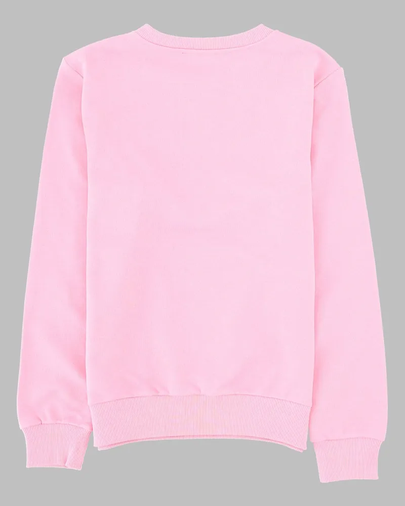 Balmain Cotton Sweatshirt — Pink Pink