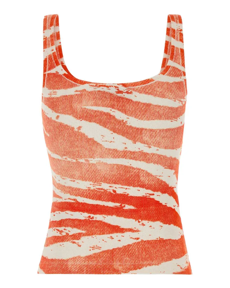 Blumarine Natural Exterior: Cotton Elastane Maglie Sweater Orange