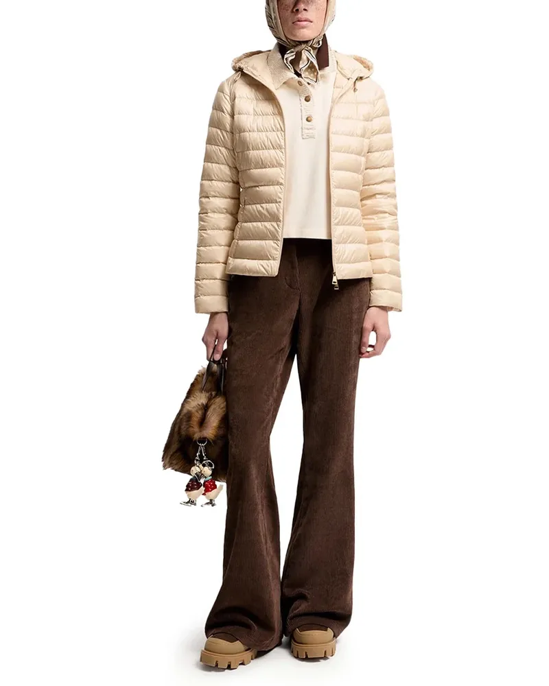 Moncler Down Jacket — Beige Beige