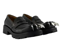 Women's Chunky Sole Calfskin Loafer Black