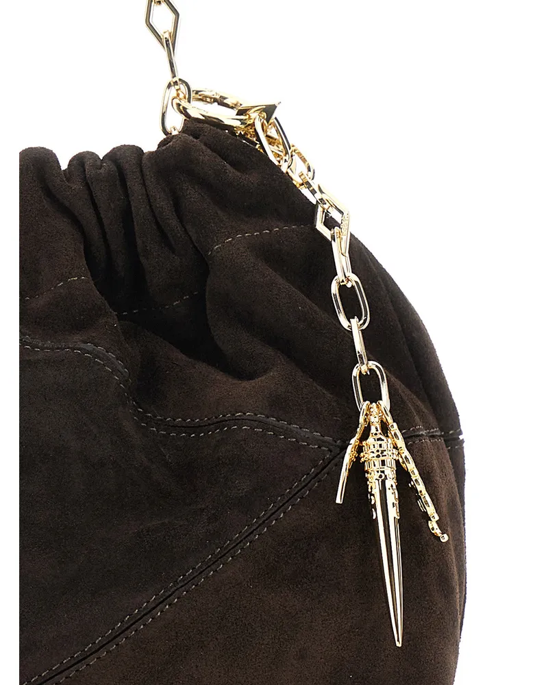 ba&sh Women's Shoulder Bag Brown Suede Brown