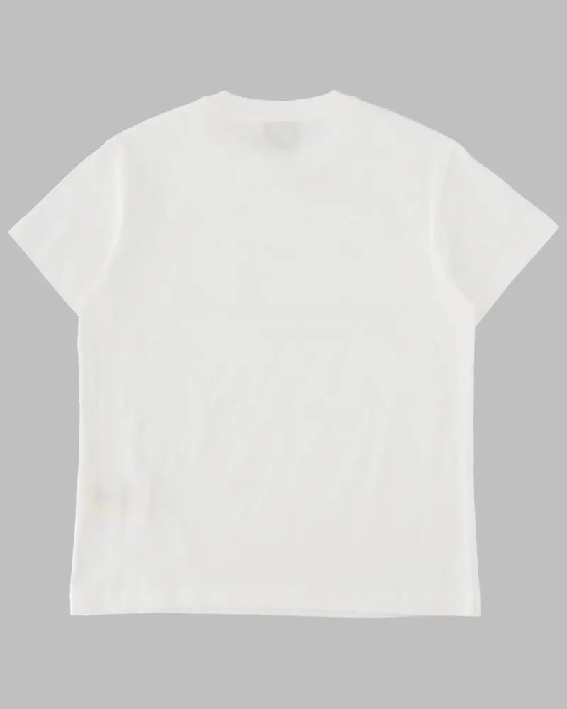 Fendi Cotton with Chest Pocket T-Shirt — White White