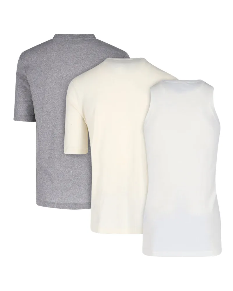 Jil Sander Men's T-Shirts And Polos Multicolour Cotton Multicolor