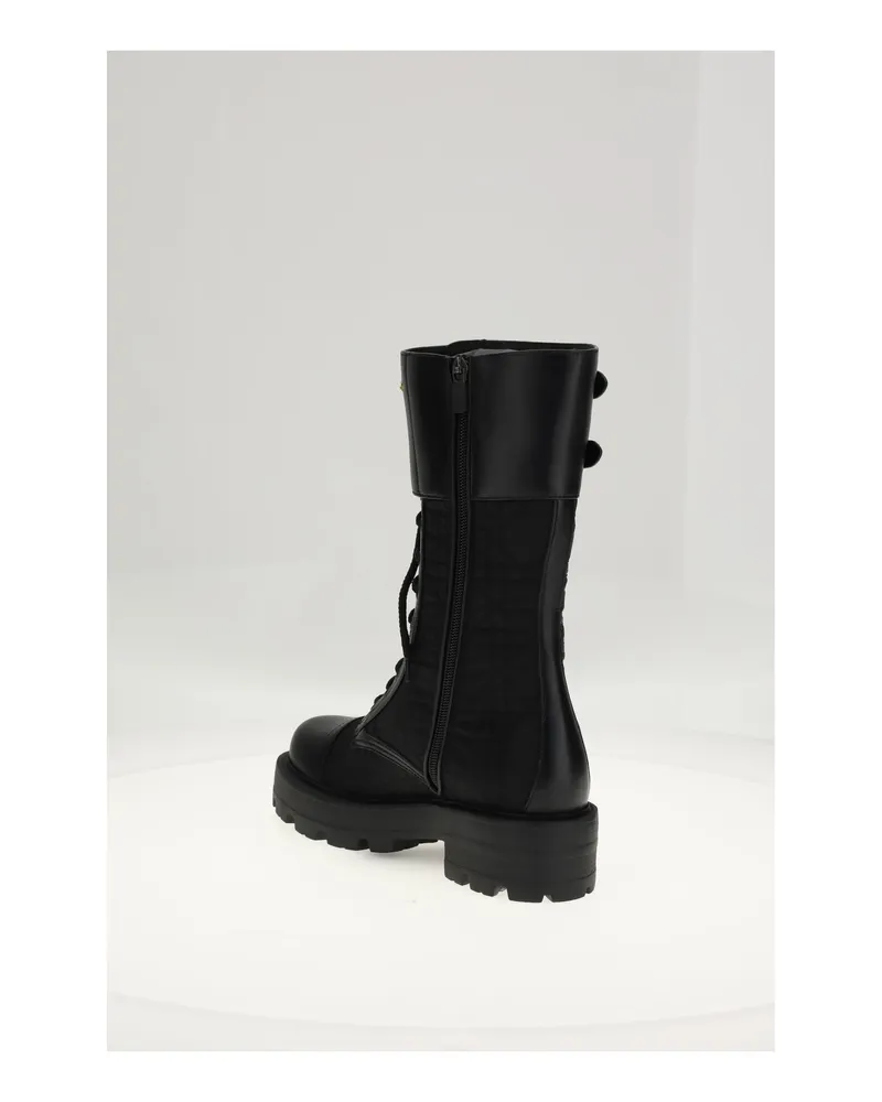 Dior Women's Boots D-Trap Low 4.5cm Black Black