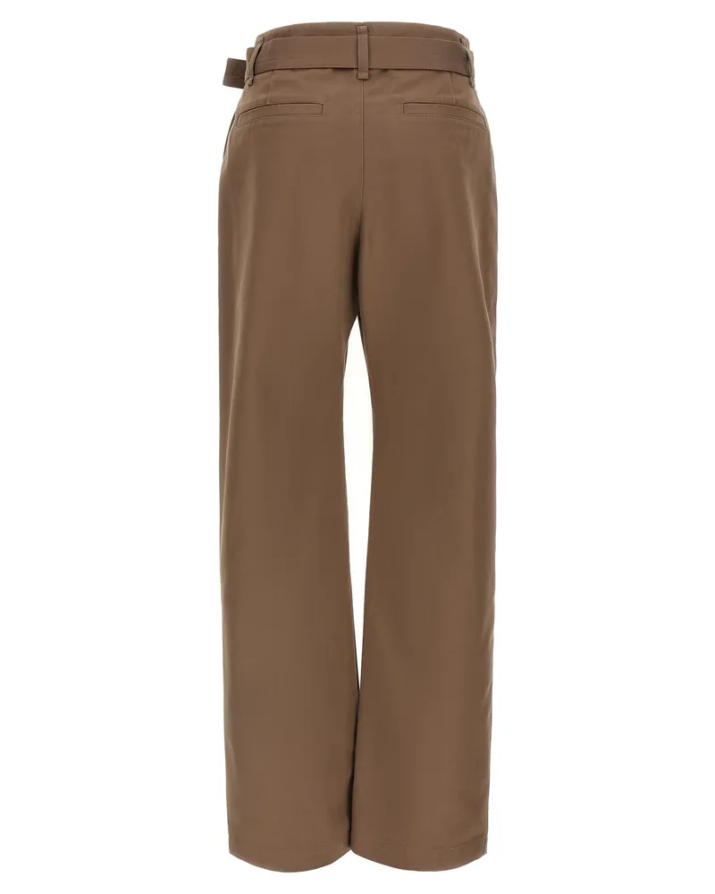 Christophe Lemaire Rounded Trousers — Brown Brown