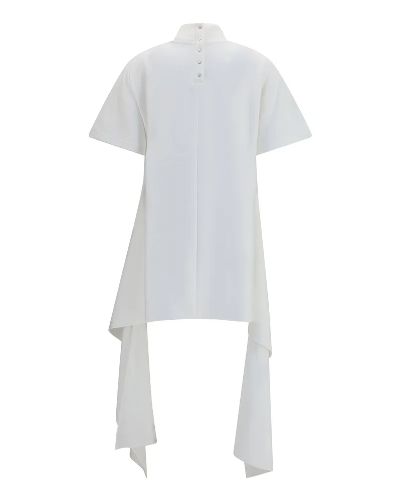 Alaïa Women's T-Shirt Asymmetric Cotton White T-Shirts & Jerseys White