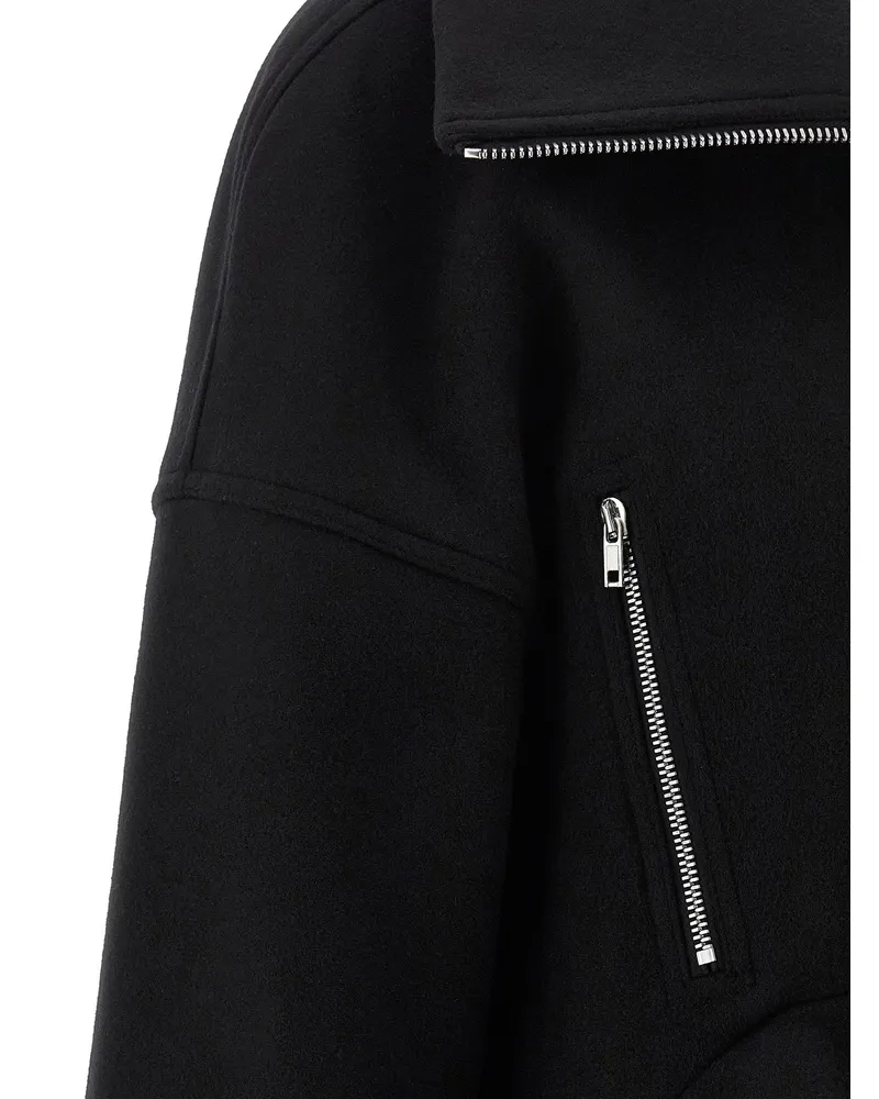 Rick Owens Draculimo Coat — Black Black