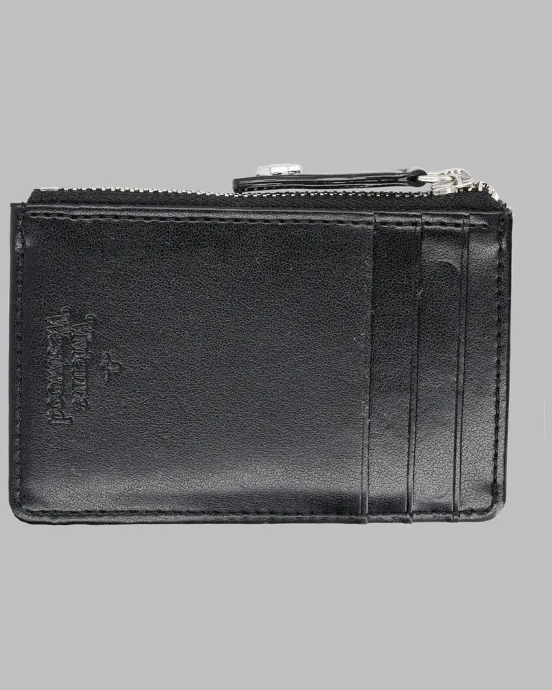 Vivienne Westwood Signature Orb Logo Card Case — Black Black