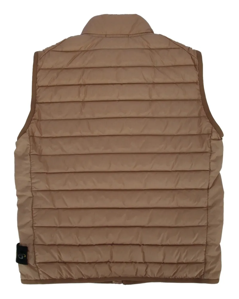 Stone Island Boys' Vest Dovegrey Giacche E Gilet Jacket Beige