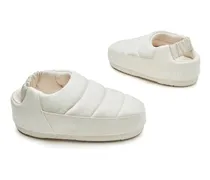 Men's Evolution Logo Mules Sandals White Shoes > Loafers